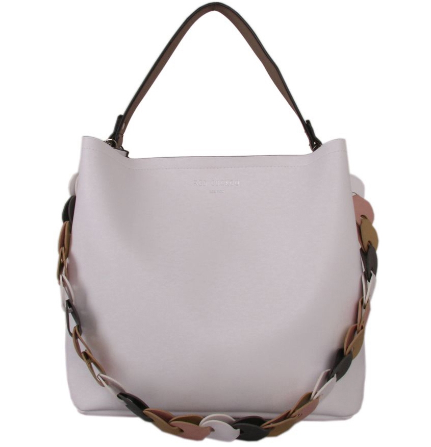 small cream shoulder bag