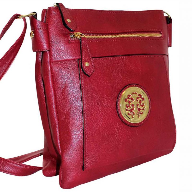 121a Red - Cross Body - Bagzone - Supplier Of Wholesale Fashion Handbags