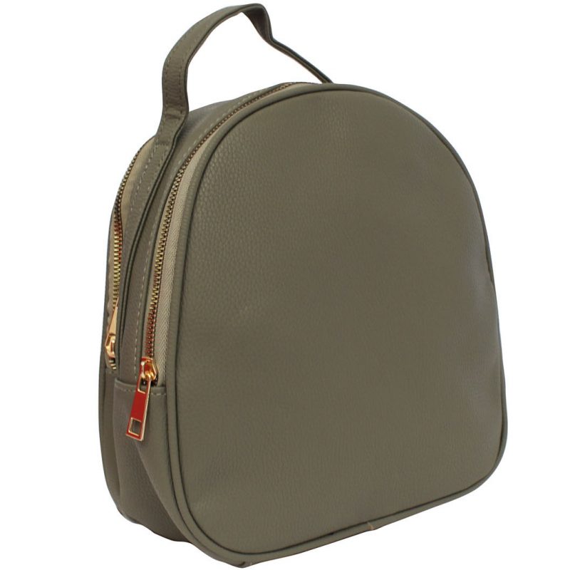 grey mini backpack